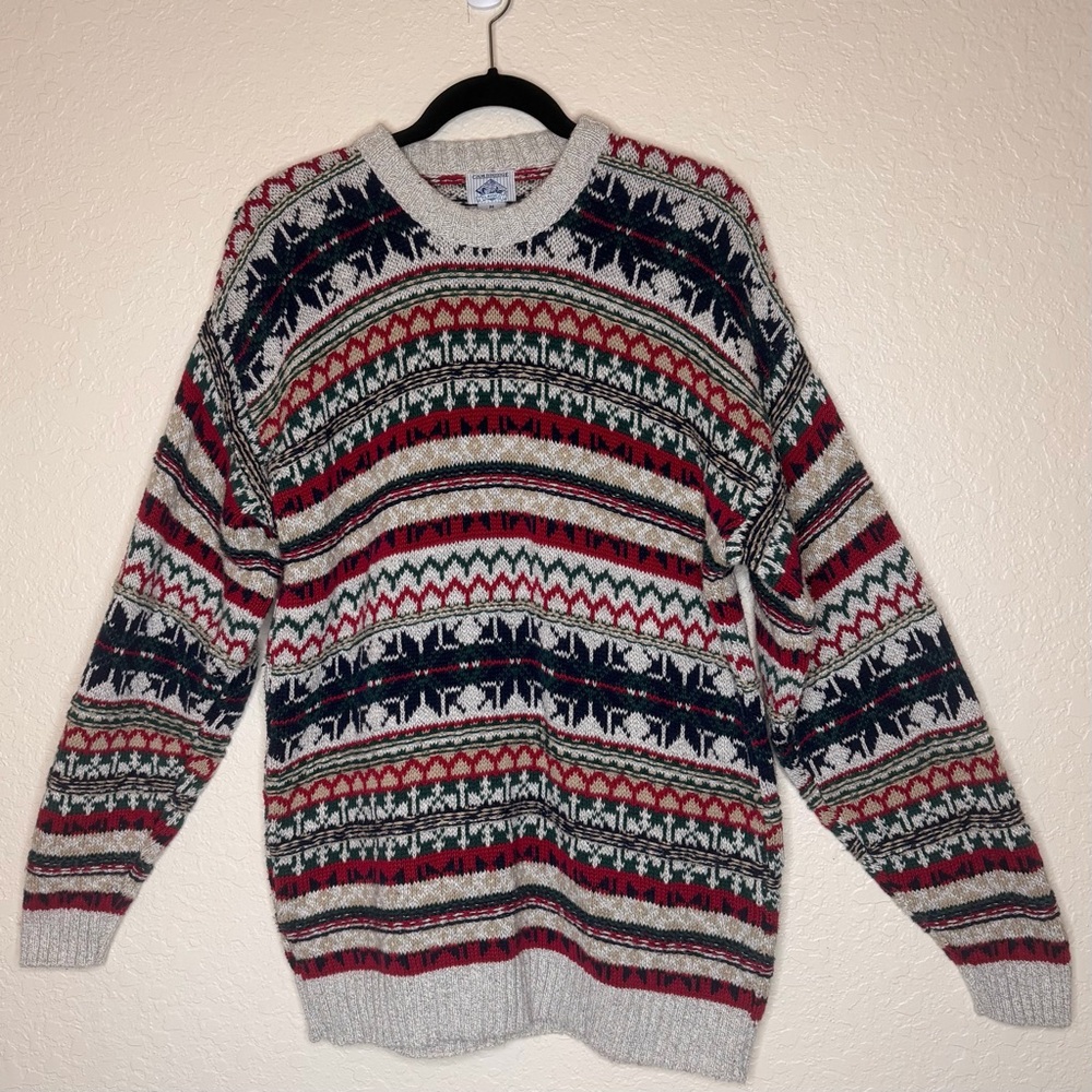 Cambridge Classic Men’s Fair Isle Sweater med